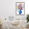 Stupell Industries Colorful Bouquet Blue Red Floating Frame, design by LSR Design Studio